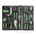 61pcs Handwerkzeugsatz Metall Box Tool Kit